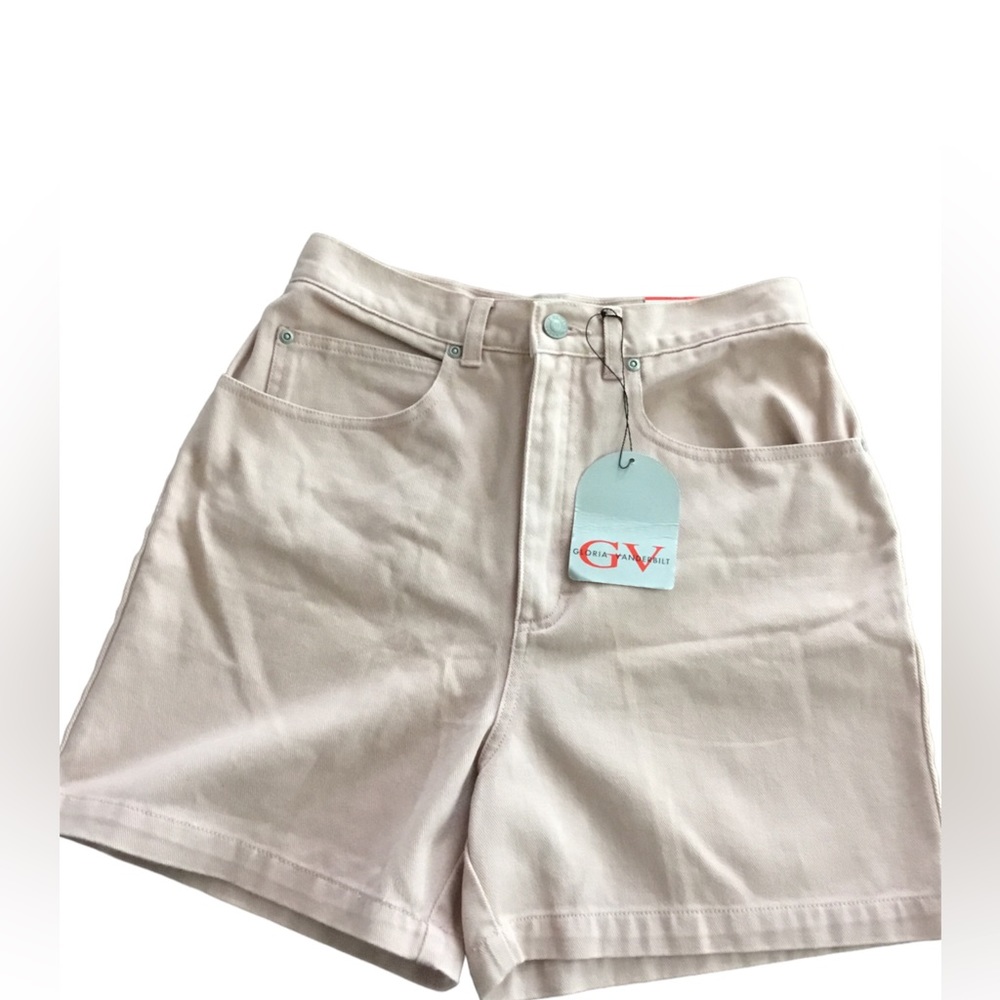NWT Gloria Vanderbilt Size 10 Dusty Rose Denim Shorts